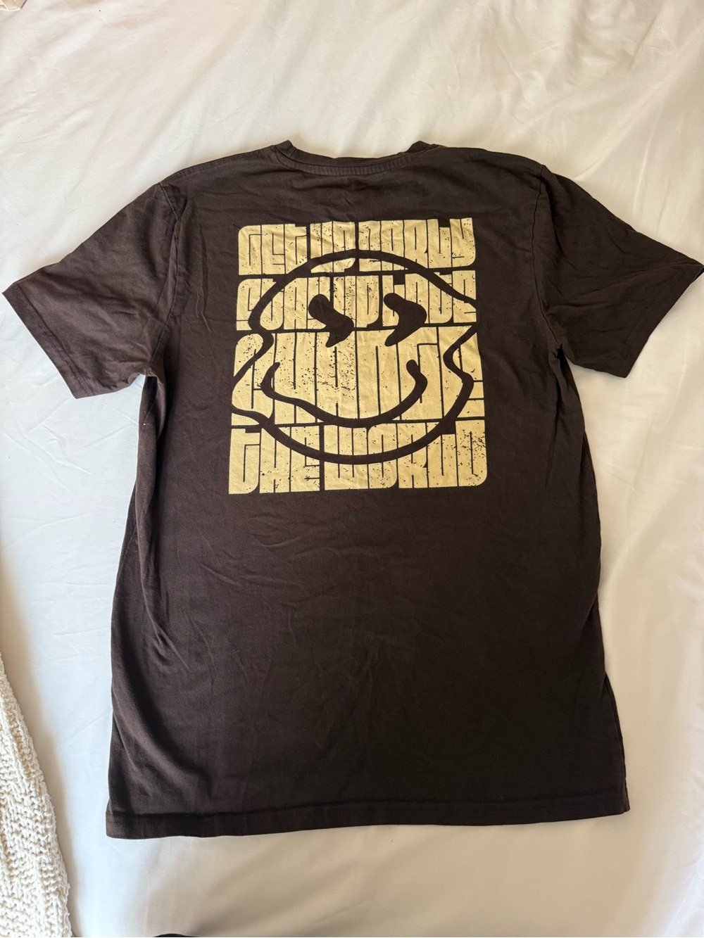 Dutch Bros Brown Graphic Smile T-Shirt